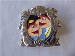 Disney Trading Pins 165307 DLP - Tweedledee and Tweedledum - Silver Leaves Frame - Alice in Wonderland Event