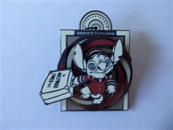 Disney Trading Pin 165706 WDW - Stitch as Bellhop - Hollywood Tower Hotel - Service Elevator