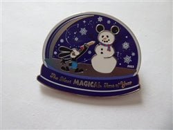 Disney Trading Pin 165819 DL - Oswald - Drawing Snowman - Most Magical Time of Year - Snow Globe - Cast Exclusive