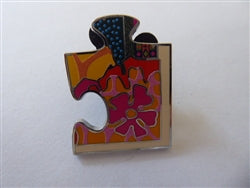 Disney Trading Pin 166141 WDW - Bottom Right Corner C4 - Animal Kingdom Mural Puzzle - Mystery