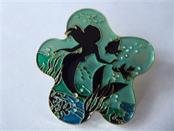 Disney Trading Pin 166164 Ariel, Flounder and Sebastian - Little Mermaid Silhouette