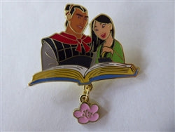 Disney Trading Pin 166182 Li-Shang and Mulan - Reading a Book - Dangle