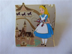 Disney Trading Pins 166407 DL - Alice near Castle and Carrousel - Pin'Venture Puzzle - Mystery