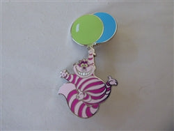 Disney Trading Pin 167590 DLP - Cheshire Cat - Green and Blue Balloons - Alice in Wonderland