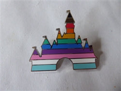 Disney Trading Pin 167980 DL - Sleeping Beauty Castle - Rainbow - Pride