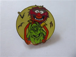Disney Trading Pins 167990 Animal with Fozzie Bear Squash - Muppets Halloween 2024 Booster - Mickey Mouse Family Collection - Glow in the Dark