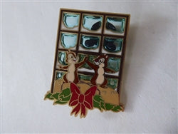 Disney Trading Pin 168870 Chip and Dale - Advent Calendar - Mickey's Christmas Carol - Stained Glass