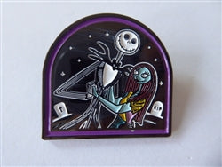 Disney Trading Pins 169107 Jack Skellington and Sally - Character Patches - Nightmare Before Christmas