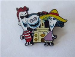 Disney Trading Pin 169259 Loungefly - Lock, Shock and Barrel - At the Beach - Mystery - 30th Anniversary - Nightmare Before Christmas