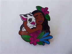 Disney Trading Pins 169469 Loungefly - Moana Hugging Pua - Glitter - Glow Under Black Light