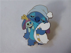 Disney Trading Pins 170017 DLP - Stitch with Scrump - Waking Up - Sleepy Looking