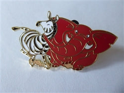 Disney Trading Pin 170031 Zebra and Elephant - Lion King 30th Anniversary - Booster