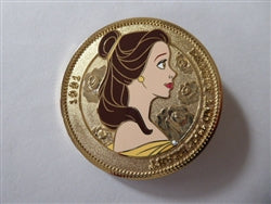 Disney Trading Pin 170066 PALM - Belle - Coin Series - Wave 2 - Beauty and the Beast - Jumbo