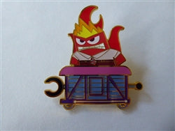 Disney Trading Pin 170104 Anger - Riding in Boxcar - Inside Out 2 Emotions Train - Mystery