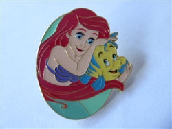 Disney Trading Pin 170433 Loungefly - Ariel and Flounder - Princess and Friend - Little Mermaid