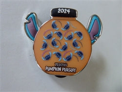 Disney Trading Pins 170438 Stitch - Pluto’s Pumpkin Pursuit 2024 - Free-D - Glow in the Dark