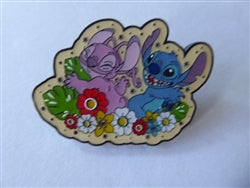 Disney Trading Pin 170574 Loungefly - Stitch and Angel - Bottom Bumping - Best Friends Portrait - Mystery