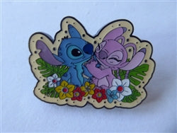 Disney Trading Pin 170577 Loungefly - Stitch and Angel - Snuggling - Best Friends Portrait - Mystery