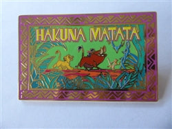 Disney Trading Pin 170580 Monogram - Simba, Pumbaa, Timon - Hakuna Matata - Lion King Framed Scenes - Mystery