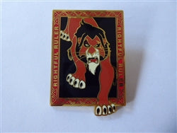 Disney Trading Pin 170581 Monogram - Scar - Rightful Ruler - Lion King Framed Scenes - Mystery