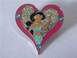 Disney Trading Pins 17079 UK Disney Store - Princess in a Heart (Jasmine)