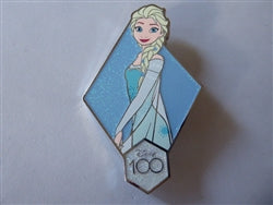 Disney Trading Pin 170825 PALM - Elsa - Diamond - Disney 100 - Jumbo - Frozen