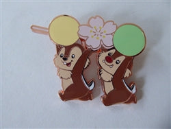 Disney Trading Pin 171244 PALM - Chip and Dale - Lollipop - Cherry Blossoms - Wave 2