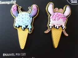Disney Trading Pin 171678 Loungefly - Stitch and Angel - Ice Cream Cones