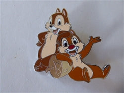 Disney Trading Pin 172966 DLP - Chip and Dale - Sitting with an Acorn