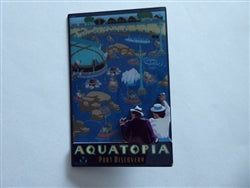 Disney Trading Pin 173387 Japan - Aquatopia Poster - Port Discovery - TDS