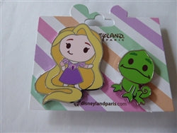 Disney Trading Pin 173800 DLP - Rapunzel and Pascal - Tangled Set - Cute Princess and Sidekicks Series