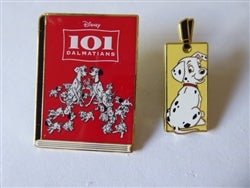 Disney Trading Pin 174060 101 Dalmatians Pair - Classics Book and Bookmark - Mystery