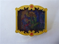 Disney Trading Pin 175546 Loungefly - Prince and Enchantress Stained Glass Window - Beauty and the Beast Lenticular Scenes Set - Mystery