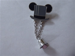 Disney Trading Pin 176243 Groom's Top Hat - Mickey and Minnie Wedding - Bell Dangle