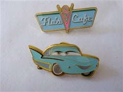 Disney Trading Pin 177884 Loungefly - Flo and Flo's V8 Cafe Set - Pixar Cars and Signs - Mystery
