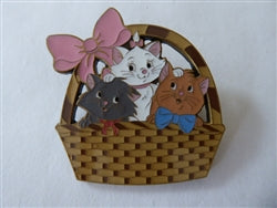 Disney Trading Pins 178202 Loungefly - Marie, Berlioz and Toulouse in a Basket - Aristocats
