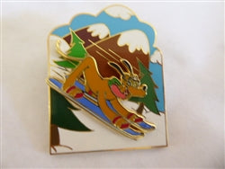 Disney Trading Pin 17917 DLR - Winter Sports Series ' Skiing' Pluto (3D)