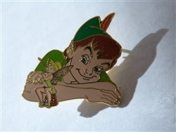 Disney Trading Pin 2178 DLR - Memorable Moments - Peter & Tinker Bell on a Thimble