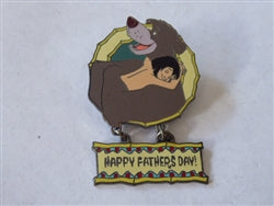 Disney Trading Pin 22336 DLR - Happy Father's Day 2003 (Baloo & Mowgli) Dangle