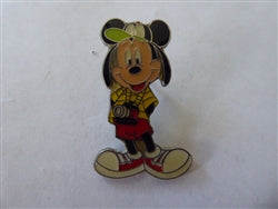 Disney Trading Pins DLR - Tourist Mickey Mouse Silver Epoxy Production Sample