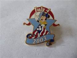 Disney Trading Pin 23522 DLR - Cast Member - July 4th 2003 (Minnie)