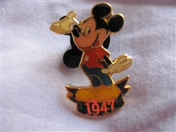 Disney Trading Pin 2669: 1947 Mickey- Disney Store 1988 Promo