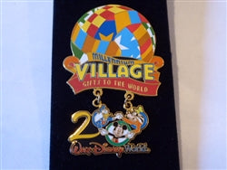 Disney Trading Pin 271 WDW - Millennium Village 2000 FAB 3 (Dangle)