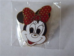 Disney Trading Pin 27183 Minnie Head - Red Bow (White Face) - variation