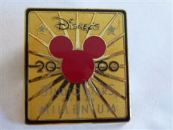 Disney Trading Pin 27922 Studio Stars of the Millennium Framed Set (Title Pin) Gold Production Sample