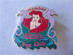 Disney Trading Pin 32041 Disney Auctions - Ariel - Fan Club - P.I.N.S