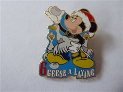 Disney Trading Pin 32114 JDS - Mickey Mouse - 6 Geese a Laying - Twelve Days of Christmas