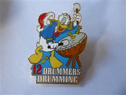 Disney Trading Pin 32118 JDS - Donald Duck - 12 Drummer Drumming - Twelve Days of Christmas