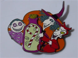 Disney Trading Pins 33400 DLR - Haunted Mansion Holiday 2004 pin set (Lock, Shock & Barrel)