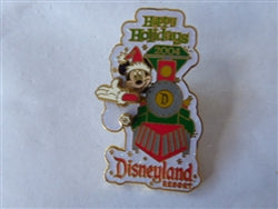 Disney Trading Pin 34970 DisneyPins.com - Disneyland - Happy Holidays (Mickey Mouse)